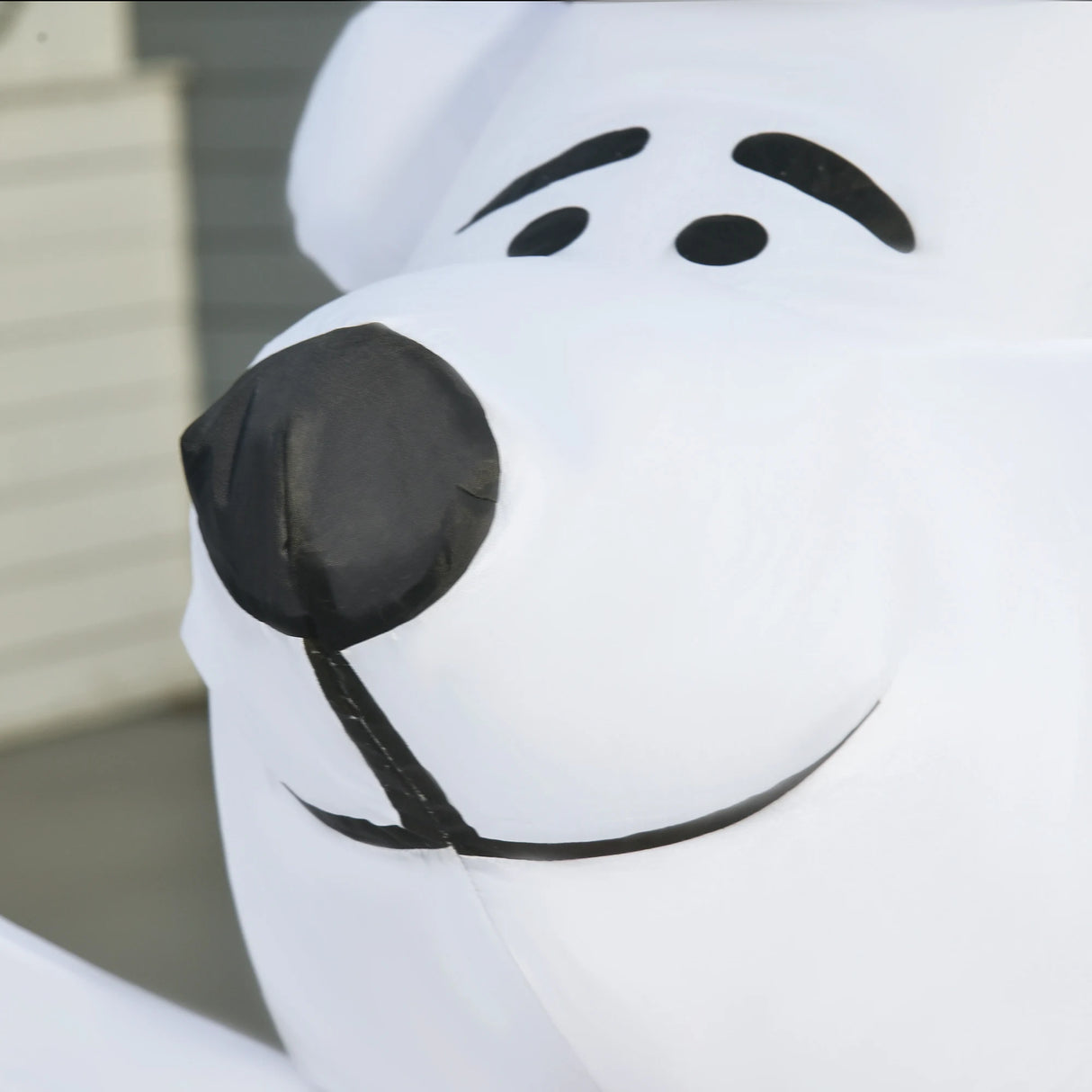 HOMCOM 6ft Tall Outdoor Inflatable Bear Airblown Projection Holiday Christmas Lawn Dcor