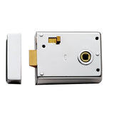 4X3" DUAL HANDED RIM LATCH C/W SNIB - POLISHED CHROME - EACH