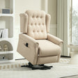 HOMCOM 45 Lifting Riser and Recliner Armchair  - Beige