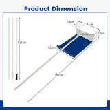 Roof Rake Snow Removal Aluminum Snow Roof Rake with 624 Max Length