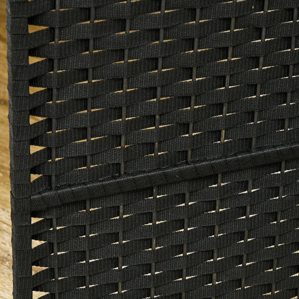 HOMCOM 6 Panel Folding Room Divider, Freestanding Privacy Screen for Living Room, Bedroom and Office, 240 x 170cm, Black