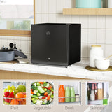 HOMCOM 46 Litre Lockable Countertop Fridge - Black