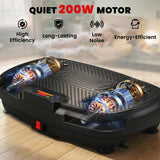 SPORTNOW Vibration Plate Exercise Machine with 120 Speed Levels, 5 Programs, Quiet Vibrating Plate with Resistance Bands