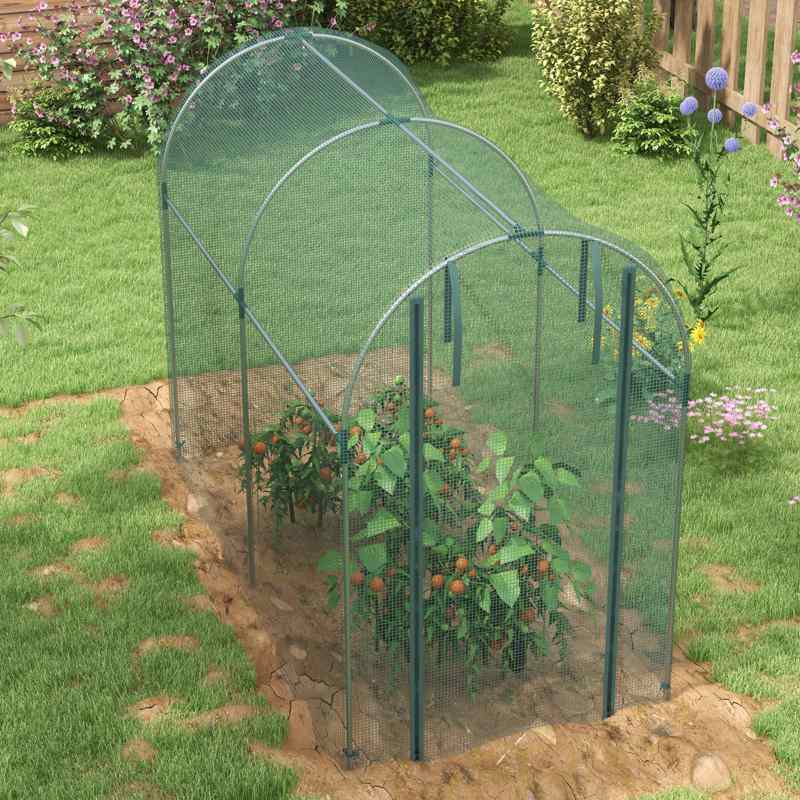 Outsunny 240 x 120cm Mini Polytunnel Greenhouse