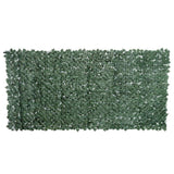 Outsunny 1-Piece Artificial Leaf Hedge Screen Privacy Fence Panel for Garden Outdoor Indoor Decor, Dark Green, 3M x 1.5M