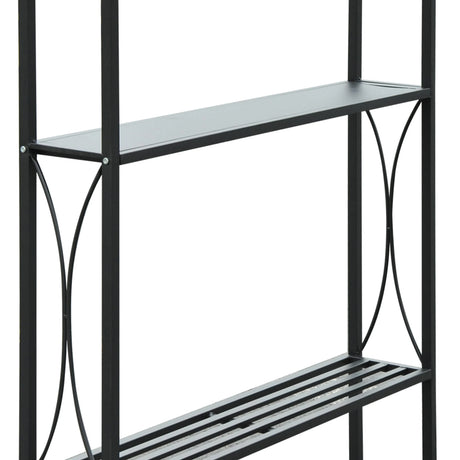 Outsunny 2.5 x 1.5m BBQ Tent Canopy Patio Outdoor Awning Gazebo Party Sun Shelter - Coffee