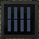 Outsunny Outdoor Rattan Solar Lantern, Brushed PE Wicker Patio Garden Lantern wtih Auto On/Off Solar Powered LED Lights for Indoor & Outdoor Use, Porch, Yard, Lawn, Courtyard, Grey