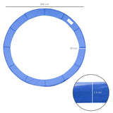 HOMCOM 12ft Trampoline Pad 366cm Trampoline Accessories Surround Pad Thick Foam Pads Padding Replacement Spare- Blue