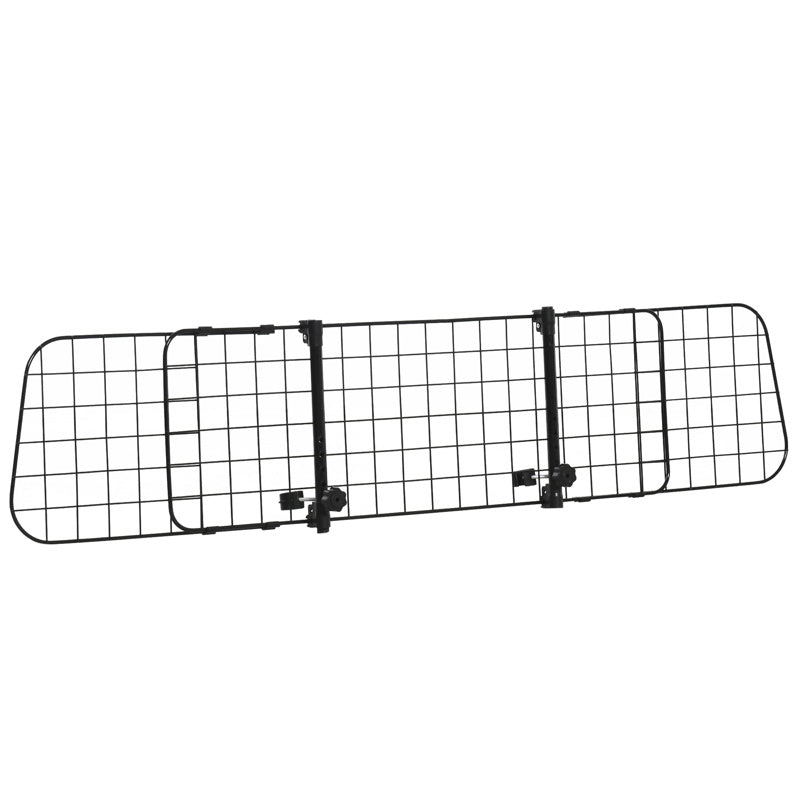 PawHut Heavy Duty Pet Dog Car Barrier Black