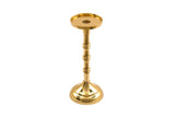 Gold Pillar Candlestick Medium