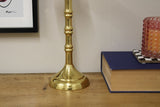 Gold Pillar Candlestick Medium