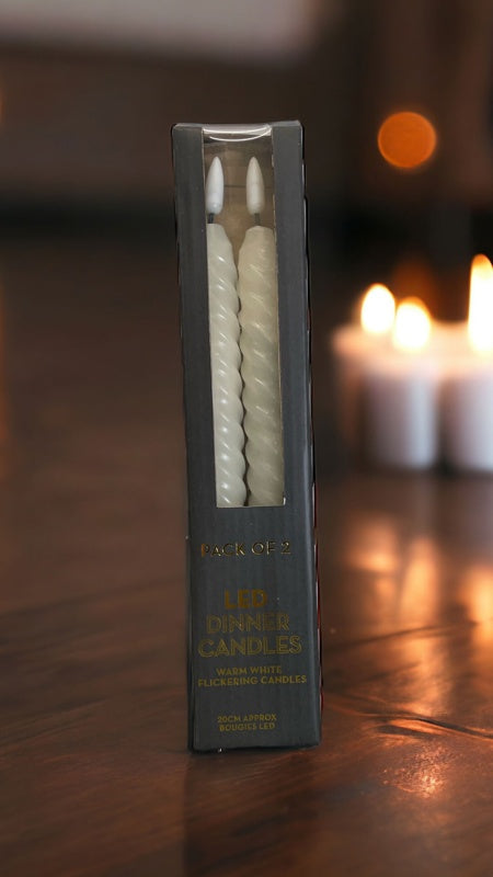 Twist LED Candles Pack of 2