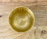 Small Gold Candle Pot 13.5cm