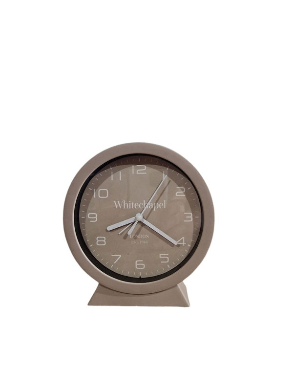 Taupe Removable Mantle Clock 15cm