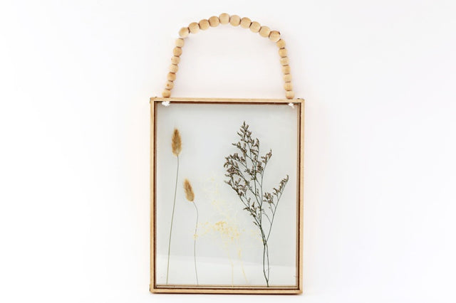 Dried Wildflower Wall Hanging Picture