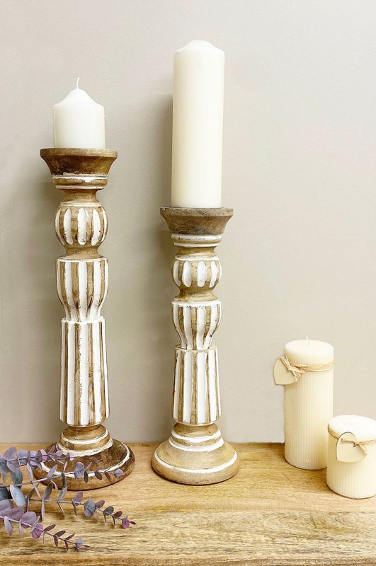 Wooden Candle Stick 38cm