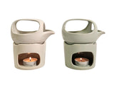 Oil Burner In Sage Green With Removeable Top