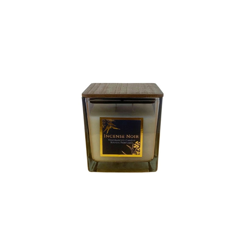 Incense Noir Scented Candle With Wooden Lid