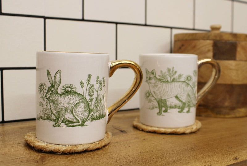 Forest Toile Mugs