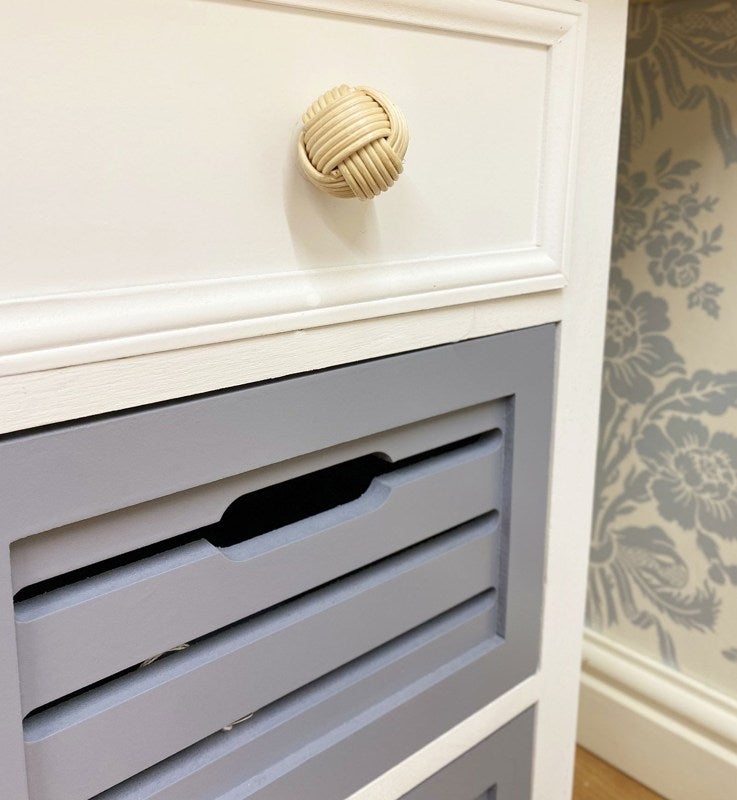 Rattan and Rope Ball Design Drawer Knobs