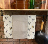 Pack of Three Tea Towels With A Chicken Print Design