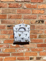 Peg Bag With A Chicken Print Design