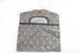 Cotton Peg Bag With Grey Hearts Design