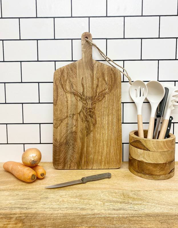 Engraved Stag Chopping Board