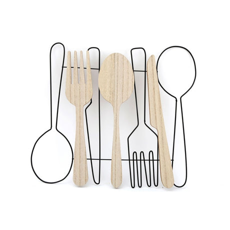 Spoon, Fork & Knife Wall Decoration 45cm