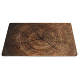 Set of Four Rectangular Bark Design Place Mats