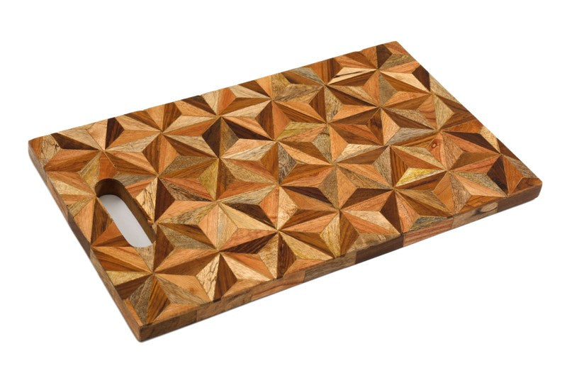 Wood Inlay Serving Tray