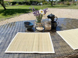 Set of Four Woven Grass Place Mats