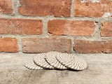 Set of Four Stripey Woven Coasters