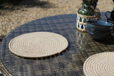 Set of Four Stripey Woven Place Mats