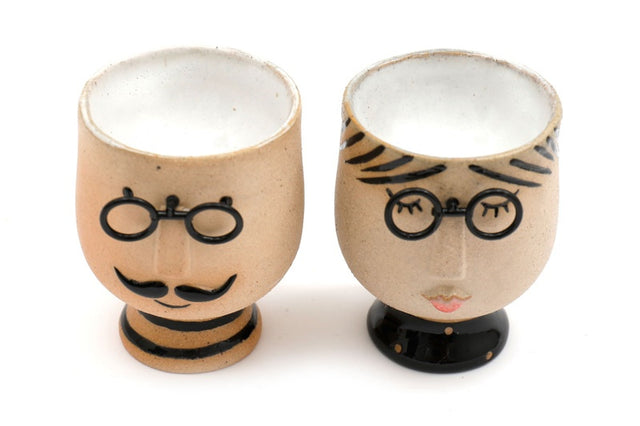 Mr and Mrs Egg Cups