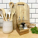 Four Piece Dinner Dressing Set