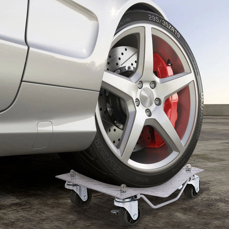 4 Pieces Vehicle Car Auto Repair Moving Tire Wheel Dolly