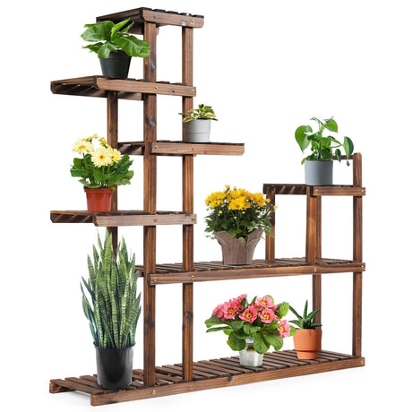 Multifunctional 7-Level Plant Stand for Balcony, Garden, Living Room