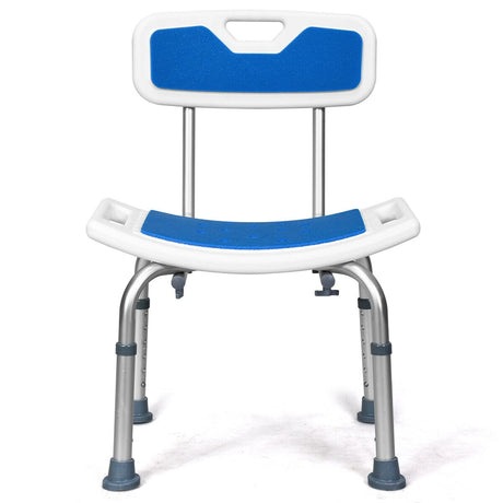 Shower Bath Chair 6 Adjustable Height Non-Slip Bathtub Stool