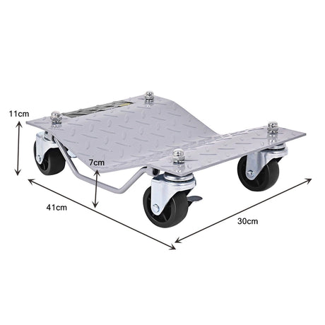 4 Pieces Vehicle Car Auto Repair Moving Tire Wheel Dolly