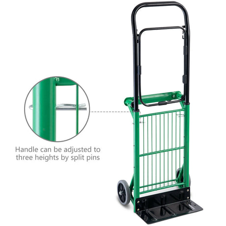 2-in-1 Convertible Folding Heavy Duty Hand/Platform Truck