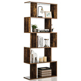 5-tier Wooden Bookshelf