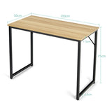 Modern Simple Style Study Writing Desk Computer Desk with Heavy Duty Steel Frame