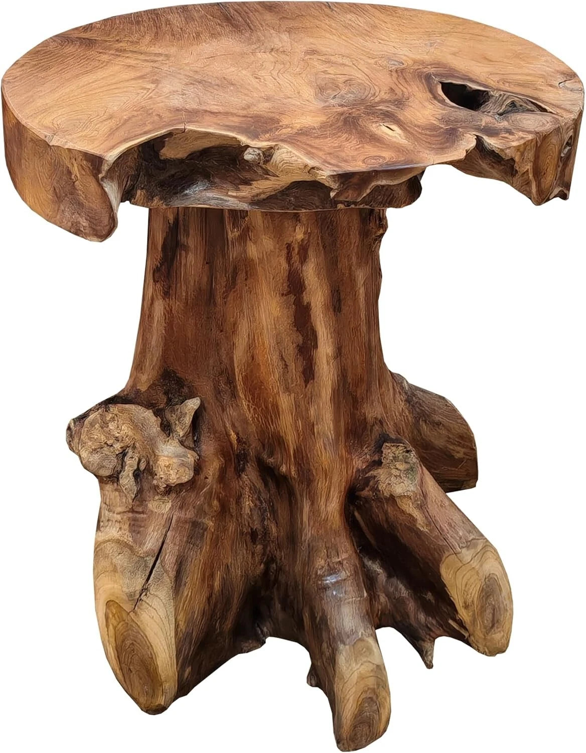 Teak Root Round Side Table 60cm