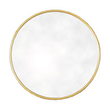 Round Gold Mirror