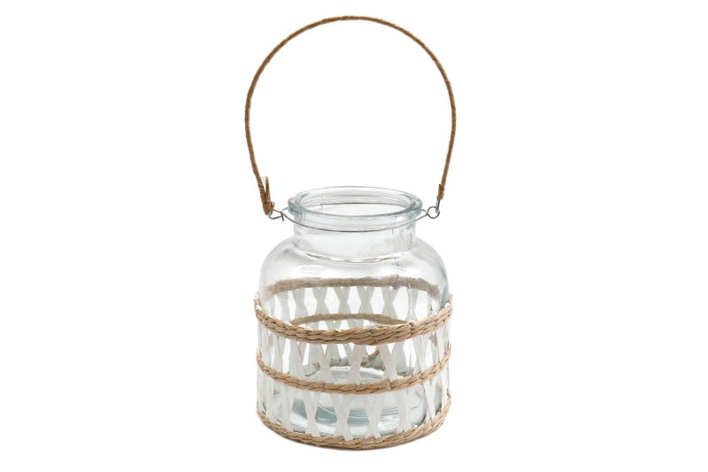 Candle Lantern with Weave