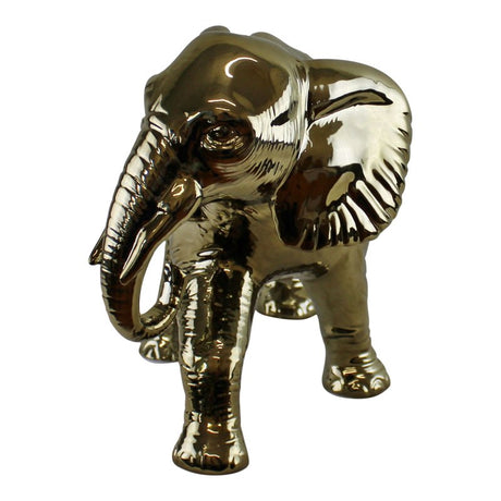 Large Golden Elephant Ornament 34cm