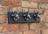 Wall Hanging Triple Stag Head Ornament