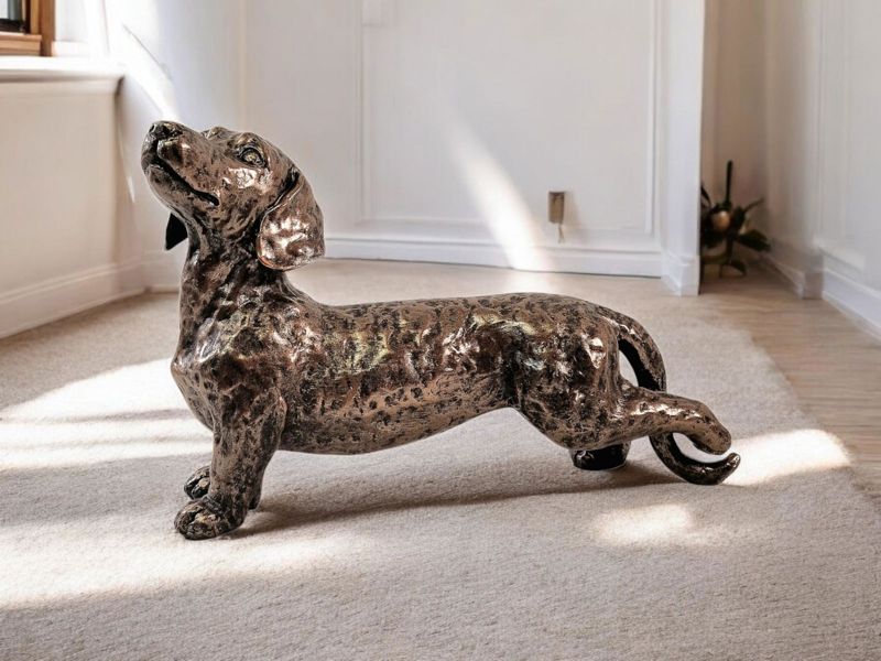 Bronze Effect Dachshund Ornament