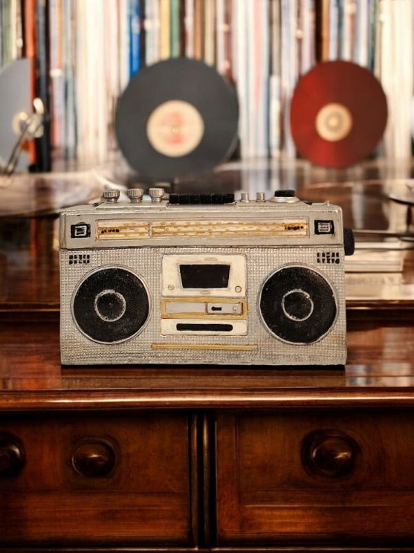 Radio Retro Design Money Box 21cm